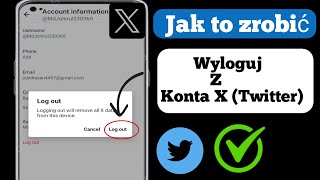 Jak wylogować się z konta X(Twitter) 2024. Wyloguj się z Twittera