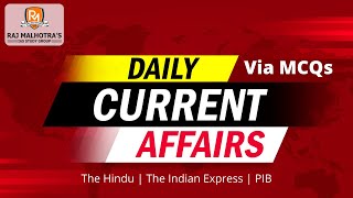 Daily Current Affairs MCQ's | 15th April 2021 | UPSC |
