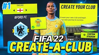 FIFA 22 Create A Club Career Mode! - GREENWOOD Signs For MY NEW TEAM! (Ep #1)