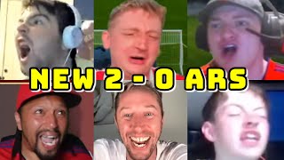 BEST COMPILATION | NEWCASTLE VS ARSENAL 2-0 | WATCHALONG LIVE REACTIONS | FANS CHANNEL