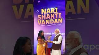 Respectful gesture for Nari Shakti as PM bows down at National Creators Awards ceremony | #shorts