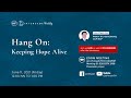 Hang On: Keeping Hope Alive | Vic Quisumbing | Intercede Weekly (June 11, 2021)