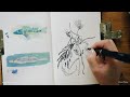 🖌 draw with me painting in my sketchbook 30 minutes 📓