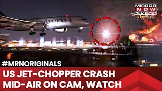 American Airlines Flight Crashes Into 'Military' Chopper⁩| Collision Caught On Camera| Vance Reacts