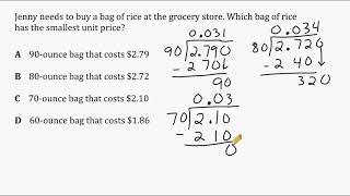 Unit Price Problems