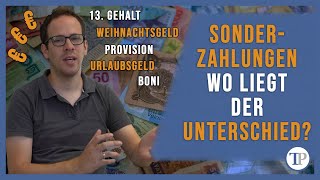 SONDERZAHLUNGEN - Wo liegt der Unterschied? // Tax Personnel