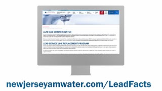 New Jersey American Water's Lead Service Line Replacement Program - Webpage and Map Demo