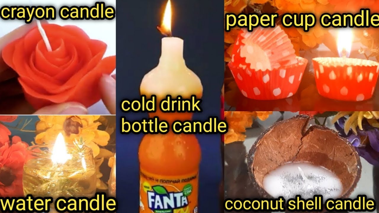 5 Easy Candle Making For Beginners | DIY Candles | Wax Candles ...