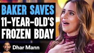 Download Mp3 BAKER SAVES 11 Year Old s FROZEN BIRTHDAY ft RosannaPansino Dhar Mann