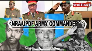 NRA/UPDF army Commanders/ Chief Defence Forces (CDF) since  NRA bush war 1981