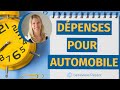 Les dépenses déductibles - Utilisation de l'automobile pour ton entreprise