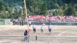 Highland Games Caber Toss Championship 2014