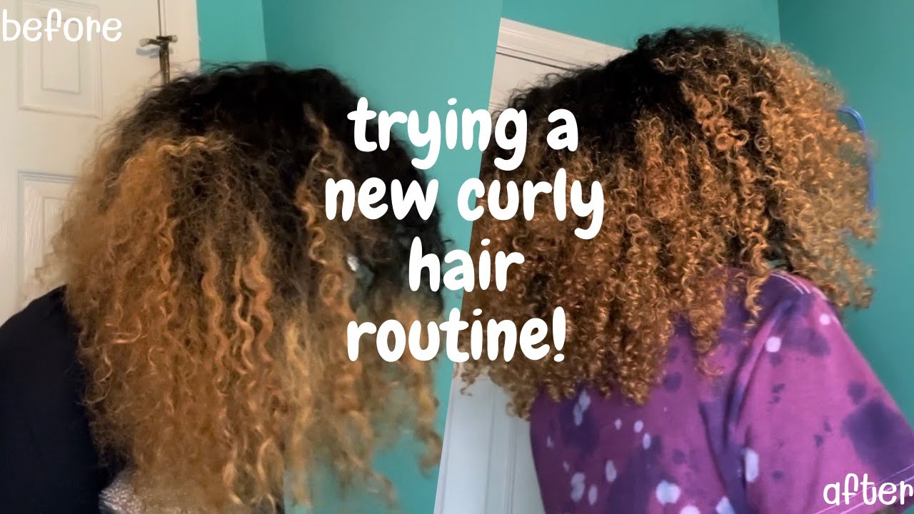 Curly Hair Routine Youtube