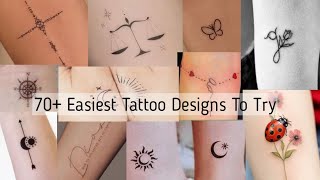 70+ Top easiest tattoo designs to try every tattoo lovers/Easiest tattoo design ideas for girls