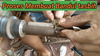 Proses membuat bandul tasbih