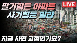 팔기 힘든 아파트. 사기 힘든 빌라  \