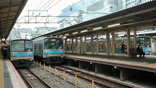 奈良線　205系　快速奈良行き　京都駅発車