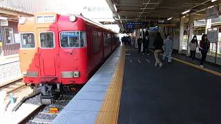 名鉄知立駅6番線　急行吉良吉田行き発車