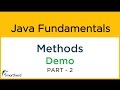 Java METHODS and FUNCTIONS example part-2. Java tutorial and Basics for beginners #8.2