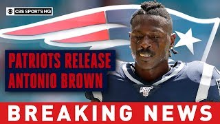 Antonio Brown released from the New England Patriots amid an NFL Investigation |