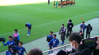 【大津高校vs前橋育英】大津高校の試合後の引き上げ #高校サッカー