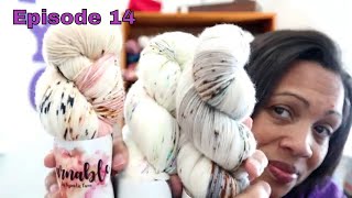 Episode 14 I What to do with your full skeins of fingering weight yarn from stash I Marled Patterns.