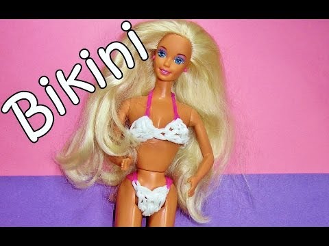 Barbie Rainbow Loom Wearable BIKINI for Barbie Dolls Barbie Rainbow Loom Wearable BIKINI for Barbie Dolls