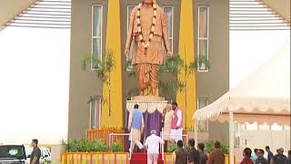 PM Modi inaugurates a new market yard of APMC in Amreli, Gujarat.