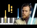 Obi-Wan Kenobi - Teaser Trailer Theme - Piano Tutorial / Piano Cover