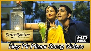 Kaaviya Thalaivan Tamil Movie - Hey Mr Minor Song Video | Siddharth | Prithviraj | Vedhicka | Anaika