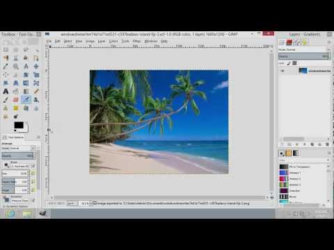 How to Save PNG in GIMP How to Save PNG in GIMP