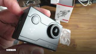 Action Cam AC700 4K Victure With Mic Unboxing \u0026 Sample Video