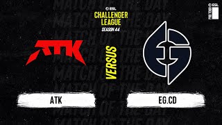 ATK vs. EG.CD - Map 2 [Mirage] - ESL Challenger League Season 44 NA - Consolidation final