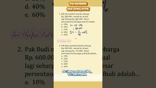 TIU NUMERIK ARITMATIKA SOSIAL MENGHITUNG KEUNTUNGAN TES SKD CPNS PPPK DAN KEDINASAN