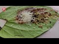 4 types of paans making in pan shop meenakshi paan sweet paan badam paan sada pan making