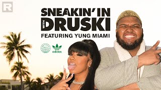 Druski stops by Yung Miami's crib for a fun lesson on sustainability | Sneakin' In With Druski