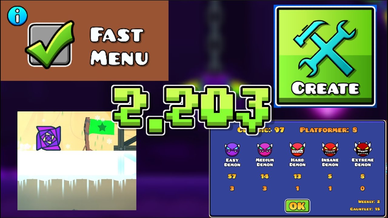 Geometry Dash Update 2 203 Released On Steam Dashword