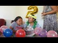 Sister fights with other sister because she blew out her Bday Candle .. (Recreated / Suriname)