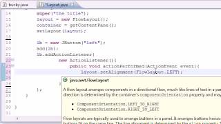 Java Programming Tutorial 83 FlowLayout