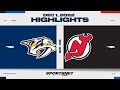 NHL Highlights | Predators vs. Devils - December 1, 2022