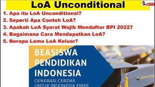 Cara Mendapatkan Letter of Acceptance (LoA) Universitas & Daftar Beasiswa Pendidikan Indonesia 2022
