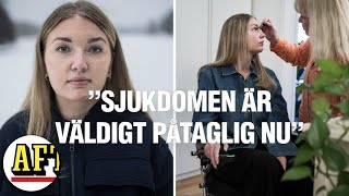 Victoria, 25, har ALS: ”Tänker bara ibland på döden”