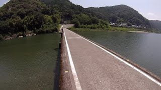 【仁淀川　沈下橋】名越屋沈下橋　片岡沈下橋　浅尾沈下橋