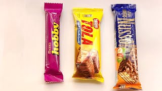 ASMR with Sounds l Lots of Candy l Hobby, Nestle Tola,Nusso Hazelnuts Choco l Satisfying Video