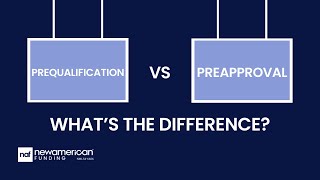 Prequalification vs Preapproval