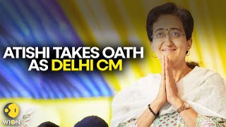 Atishi Swearing-in Ceremony Live:  Atishi Marlena takes oath as Delhi Chief Minister | WION