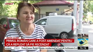 Primul român care a fost amendat pentru că a refuzat să fie recenzat