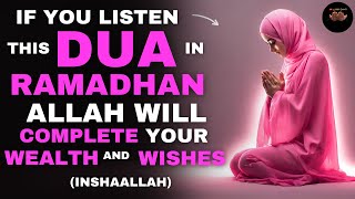 Allah will help you achieve Wealth & whatever you desire is Achieved - Listen During Ramadan