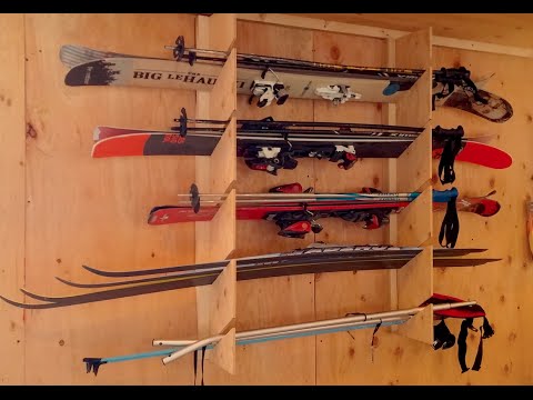 How To Make A Ski Rack Install Simple How To Make A Ski Rack Install Simple