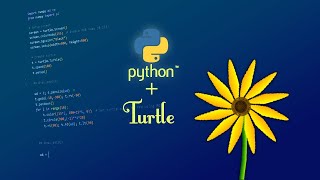 Create a Beautiful Flower with Python Turtle Graphics! 🌻
